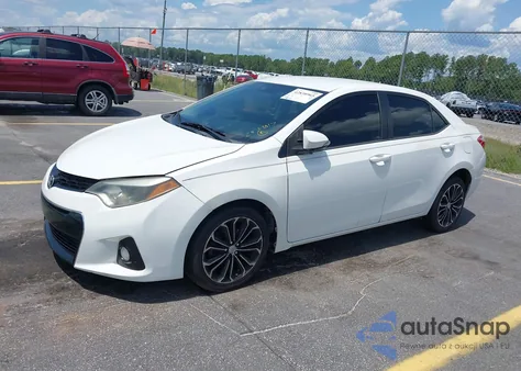 2016 Toyota Corolla S Plus from USA, damaged, VIN 2T1BURHE8GC565517